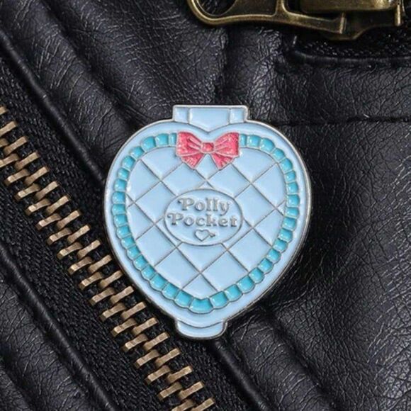 Retro Polly Pocket Enamel Pin Barbie Y2K - Picture 2 of 5